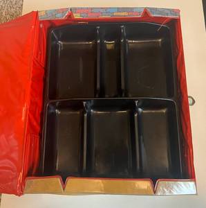 lot 31A image: Deluxe TMNT Collectors Case 1991 Teenage Mutant Ninja Turtles Vintage Toy