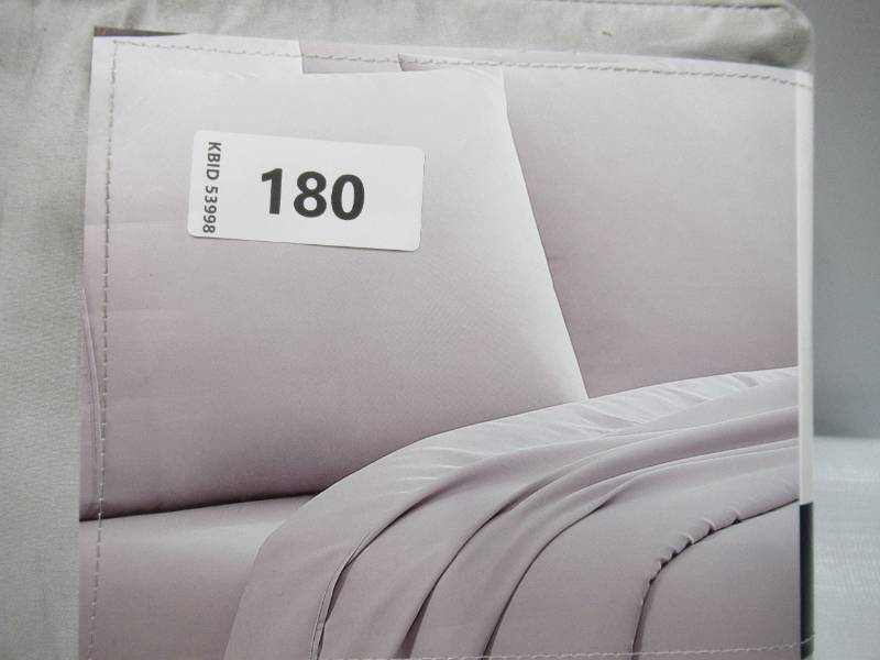 lot 180 image: NEW Social Standard by Sanctuary 6 Piece Sheet Set King Microfiber Oversized Fitted - Silver