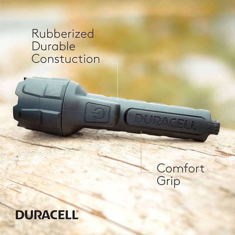 lot 194 image: NEW Duracell 100 Lumen Rubber LED Flashlight