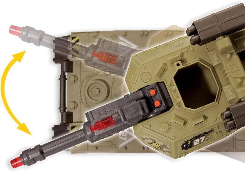 lot 252 image: NEW Members Mark 32 Piece Soldier Force Motorized Tank Playset