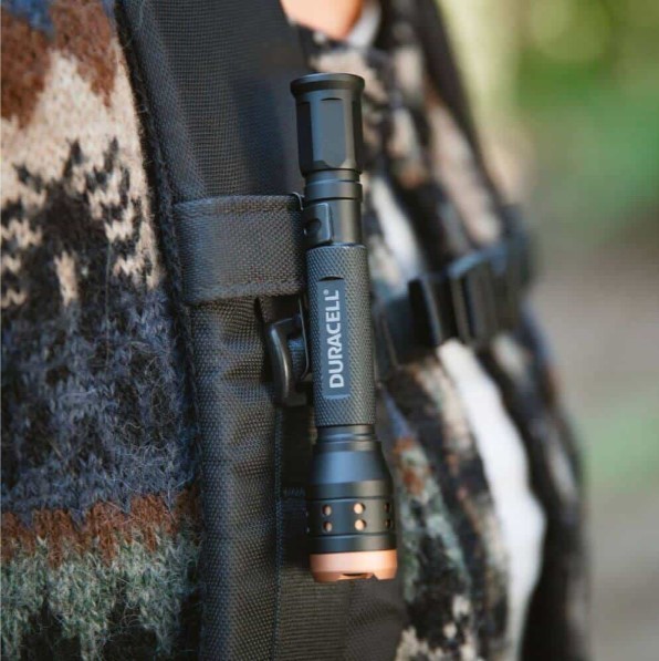 lot 201 image: NEW Duracell 150 Lumen Aluminum Focusing LED Flashlight