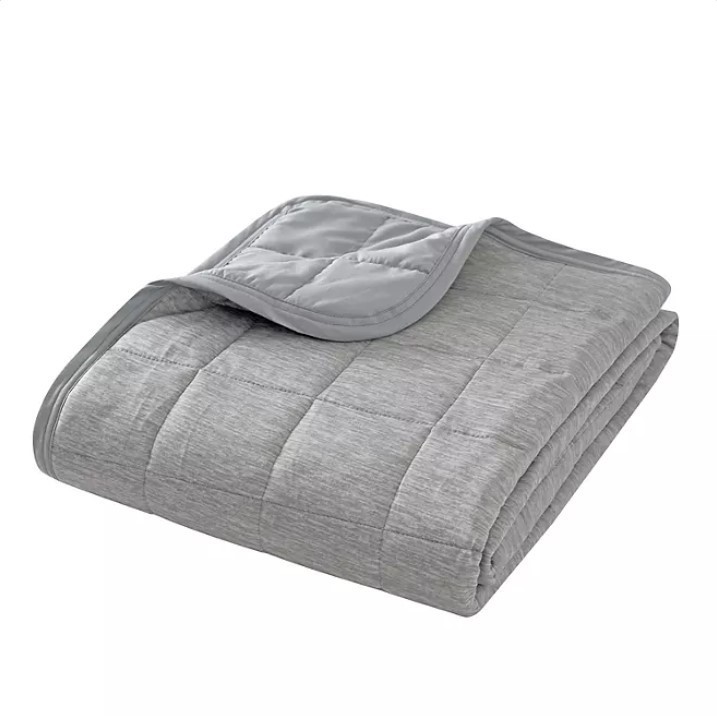 lot 311 image: NEW Brookfield Home Cooling Throw 60x70 - Gray