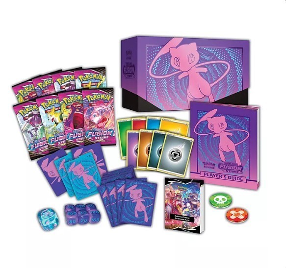 lot 329 image: NEW Pokmon Mew Elite Trainer Box  6 Bonus Cards