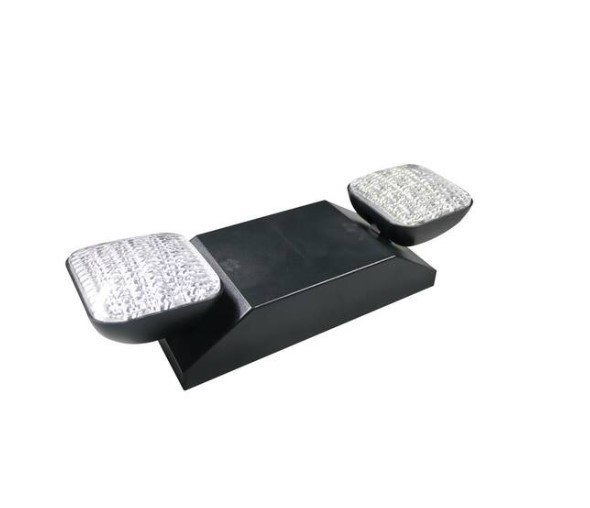 lot 140 image: NEW Commercial Electric 11-Watt Equivalent Rectangle Integrated LED Black Emergency Light with Ni-Cad 6.0-Volt Battery
