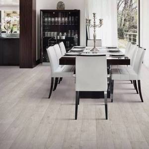 lot 116 image: 5 Boxes (roughly 90 sq ft) of Mohawk Home Pacific Pearl Oak 12MM Thick x 6.14in x 47.25in Laminate Wood Plank Flooring (18.14 sq ftctn)