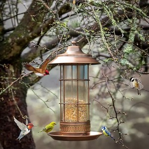 lot 173 image: NEW Members Mark Copper Antique Bird Feeder