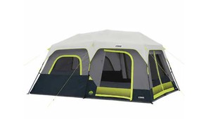 lot 237 image: CORE 10-Person Lighted Instant Cabin Tent - Light Use