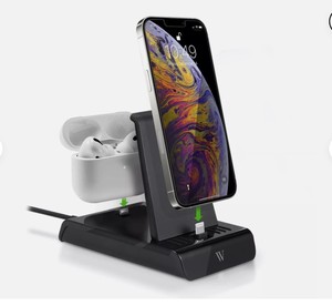 lot 924 image: Wasserstein 18W 2-in-1 Charging Station Compatible for Apple iPhone & Airpod Devices