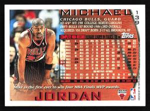 lot 16 image: 1996 Topps Michael Jordan #139