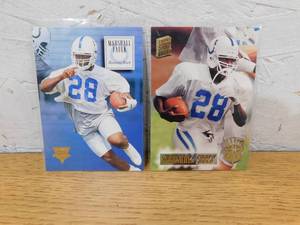 lot 132 image: (2) 1994 Marshall Faulk Rookie Card