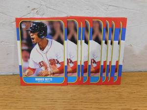 lot 140 image: (10) ACEO RP Mookie Betts Rookie Cards