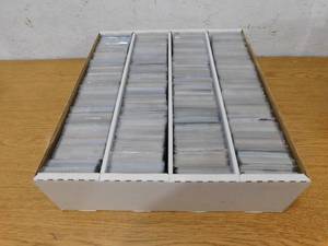 lot 142 image: 4 Row Box of Sleeved Stars, Rookies, Inserts and HOFers - All 4 Sports LOADED