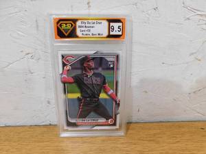 lot 172 image: 3-D Grading 9.5 2024 Bowman Elly De La Cruz Rookie Card #22