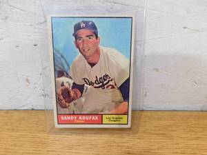 lot 177 image: 1961 Topps Sandy Koufax #344
