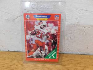 lot 189 image: 1989 Pro Set Barry Sanders Rookie Card #494