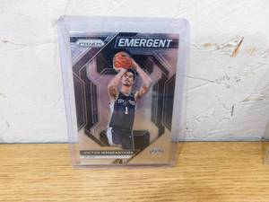 lot 199 image: 2023 Prizm Emergent Victor Wembanyama Rookie Card #12