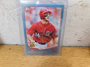 lot 207 image: 2013 Topps Blue All Rookie Cup Bryce Harper #1 RARE