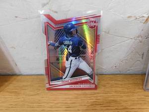lot 209 image: 2022 Donruss Elite Prime Numbers Jackson Chourio Rookie Card Serial #5465