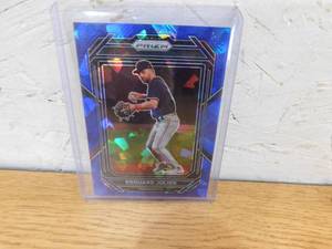 lot 211 image: 2023 Prizm Blue Ice Edouard Julien Rookie Card #70