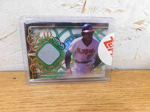 lot 214 image: 2015 Topps Tribute Relic Jersey Card Rod Carew Serial #41150