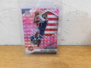 lot 227 image: 2020 Mosaic Pink Camo Anthony Edwards Rookie Card #252