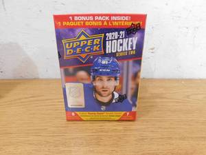 lot 254 image: 2020 Upper Deck Series 2 Hockey Blaster Box - Kirill Kaprizov Rookie