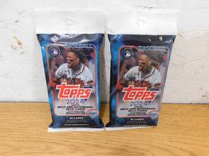 lot 259 image: (2) 2024 Topps Series 1 Baseball Fat Packs
