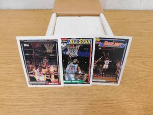 lot 283 image: 1992 Topps Basketball Hand Collated Complete Set