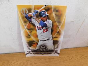 lot 291 image: 2016 Topps Oversized Poster Card Miguel Sano GOLD Rookie Card Serial 1 of 1