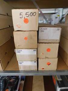 lot 296 image: 5,500 1984 Fleer Baseball Cards