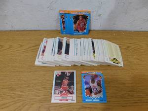 lot 150 image: 1990 Fleer NBA Basketball Complete Set with All Star Stickers - Michael Jordan