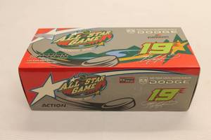 lot 7 image: Jeremy Mayfield #19 Limited Edition Action Collectible Die-cast Race Car with Box
