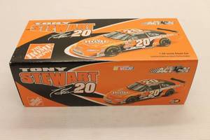 lot 24 image: Tony Stewart #20 Home Depot 2002 Grand Prix Action Die-cast Limited Edition Stock Car replica