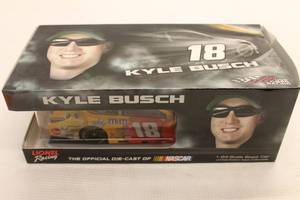 lot 36 image: Kyle Busch #18 M&M 2016 Camry Limited Edition Die-cast Stock Car Replica with Box