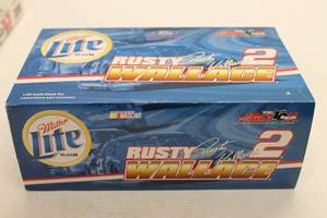 lot 43 image: Rusty Wallace Action Series Limited Edition Die-cast Stock Car Replica with Box