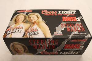 lot 67 image: Sterling Marlin #40 Coors Light Heres to Twins Scary Movie 3  Limited Edition Action Die-Cast Stock Car Replica