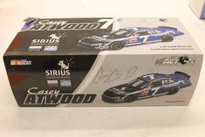 lot 88 image: Casey Atwood #7 Sirius Satellite Radio 2002 Intrepid RT Action Limited Edition Die-Cast Stock Car Replica with Box