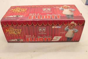lot 93 image: Bill Elliott #9 2002 Dodge Intrepid RT The Muppet Show 25 Years Action Limited Edition Die-Cast Stock Car Replica with Box