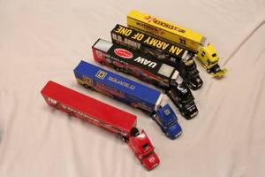 lot 116 image: Lot of 5 NASCAR Tractor Trailer Haulers