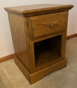 lot 45 image: Accent Table with Drawer