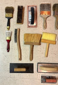 lot 110 image: Assorted Painting Supplies