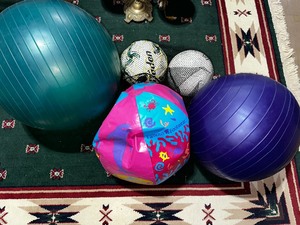 lot 351 image: Various Exercise Balls