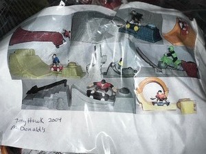 lot 375 image: McDonalds Tony Hawk Happy Meal Toys 2004