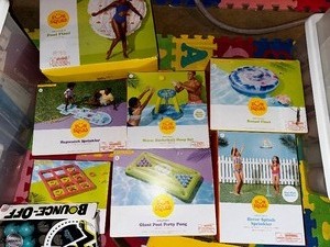 lot 393 image: Summer Fun Sun Squad Hydro Fun Watet Toys all NIB
