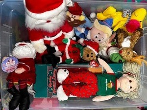 lot 305 image: Large Collection of Ty Christmas Plush Toys and Island of Misfit Toys