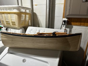 lot 317 image: Vintage 3 Long Wood Row Boat