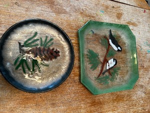 lot 182 image: Two Glass Plates