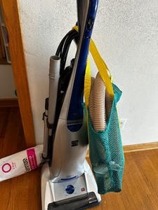 lot 195 image: Kenmore Upright Vacuum with Accessories and Tools
