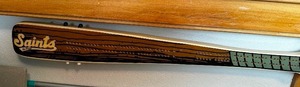 lot 197 image: St Paul Saints Cribbage Board Bat
