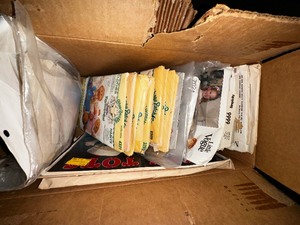 lot 254 image: Box of Vintage Patterns - Cabbage Patch Kids Clothes, Doll and Girls Patterns